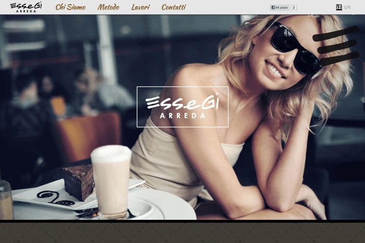 Essegi Arreda website preview